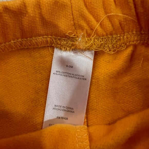 NWT Life is Good Baby Girl Fall Pumpkin Bodysuit, Jogger & Headband Set - 0-3M - Picture 6 of 8